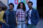 Kangana Ranaut, Raj Kumar Yadav, Vikas Bahl promotes Queen in Mehboob, Mumbai on 12th Feb 2014